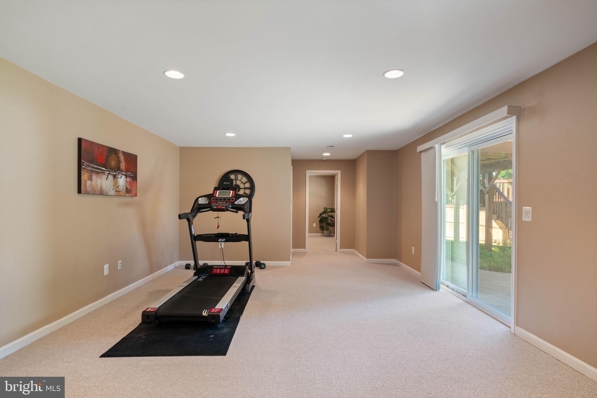 6093 Spindle Tree Court Woodbridge, VA 22193 - Photo 49 of 51 Spacious home gym with natural light.