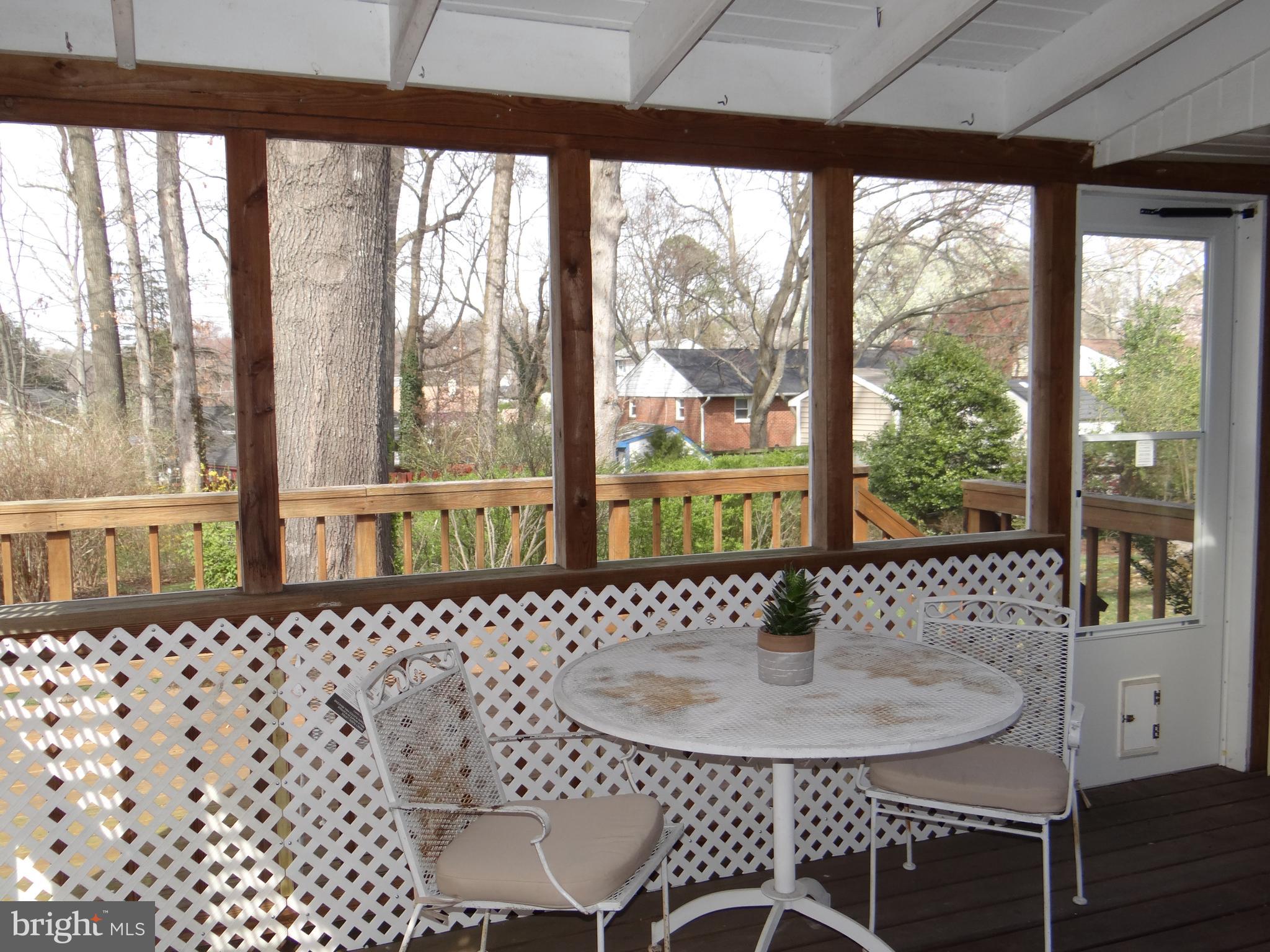 8138 Drayton Lane Springfield, VA 22151 - Photo 19 of 22 Screened In Porch