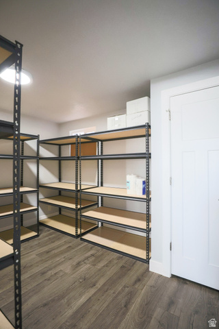 422 West Buckeye Reef Road Leeds, UT 84746 - Photo 30 of 47 Shelving moving out, this bedroom connects to the laundry/bathroom.