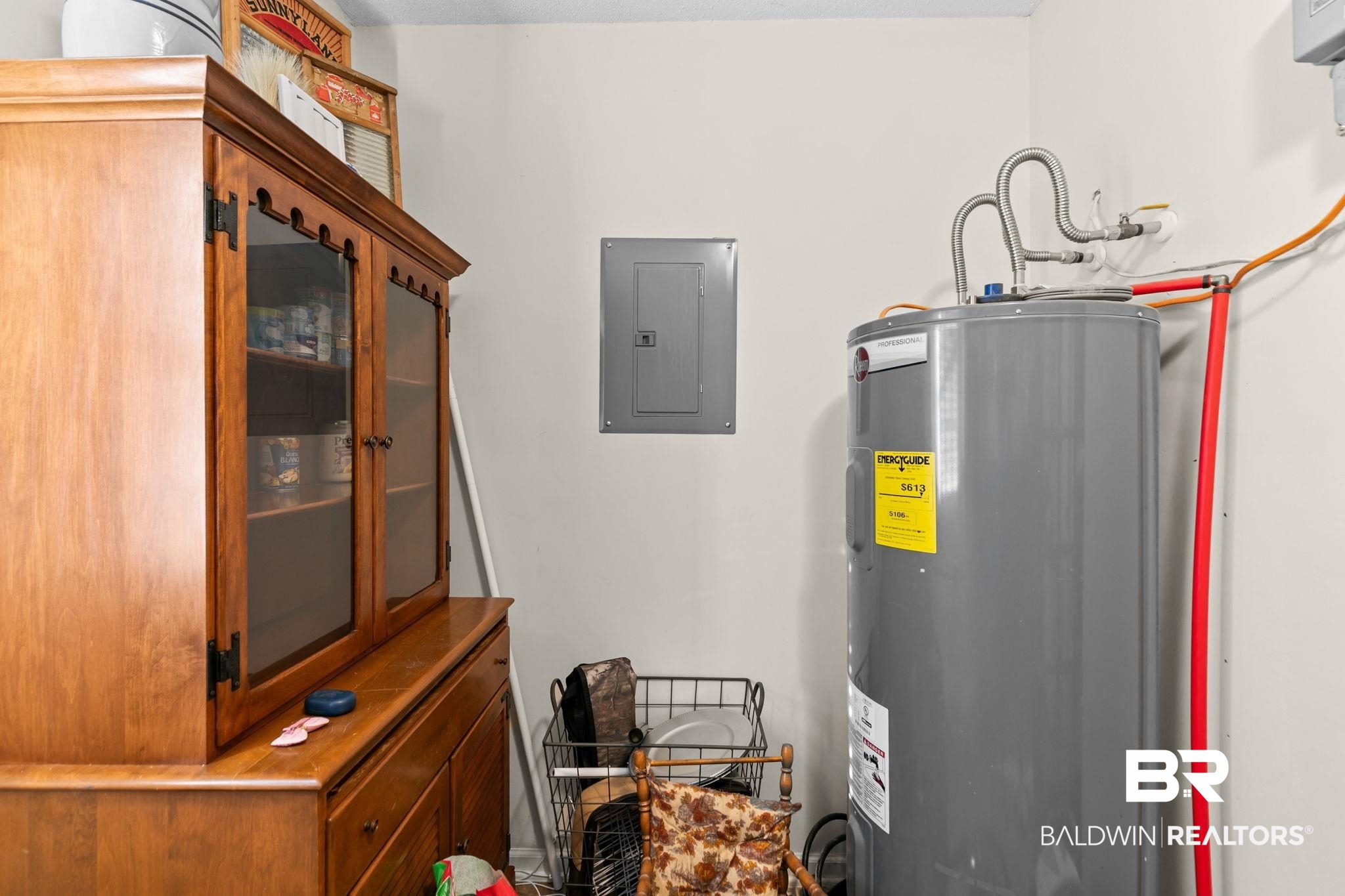 3842 Experiment Farm Road Monroeville, AL 36460 - Photo 30 of 59 Utility room with electric water heater and electric panel