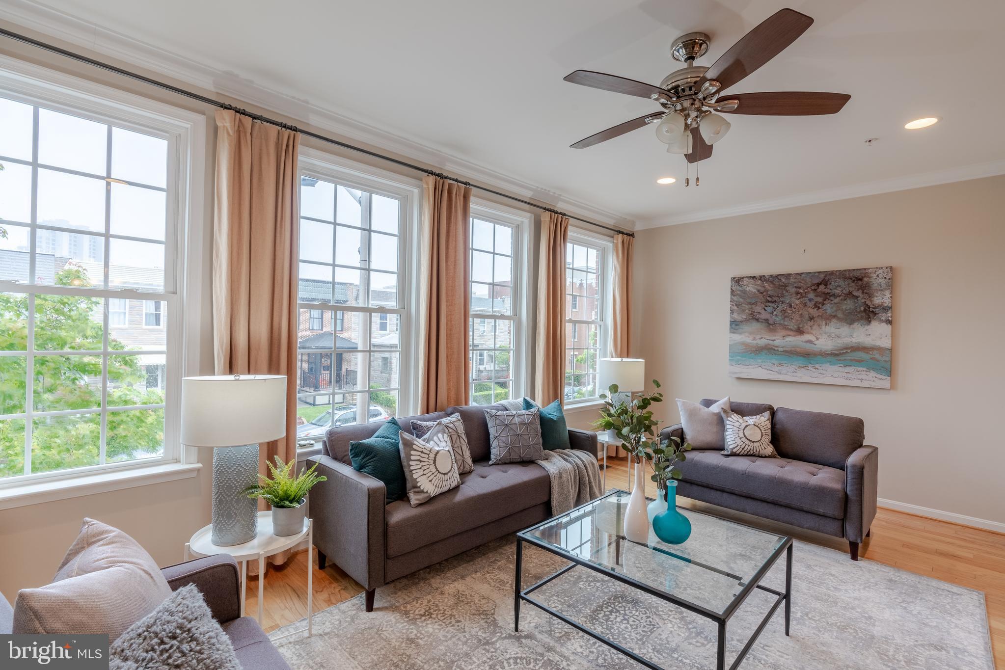 1302 Decatur Street Baltimore, MD 21230 - Photo 15 of 88 Living Room-Look at all that natural light!