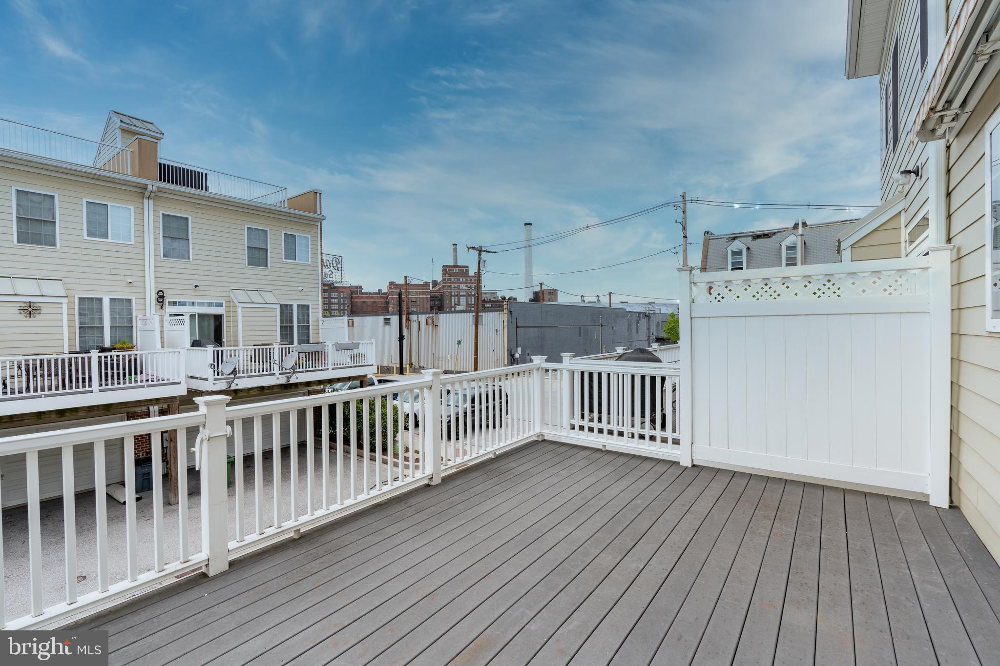 1302 Decatur Street Baltimore, MD 21230 - Photo 47 of 88 Deck overlooking neighborhood alleyway