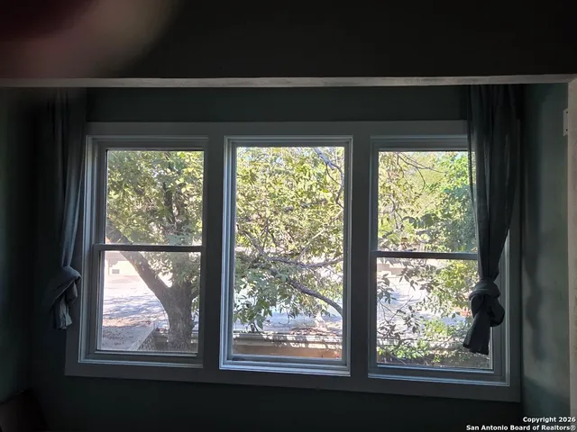 a view of a entryway door front of a house