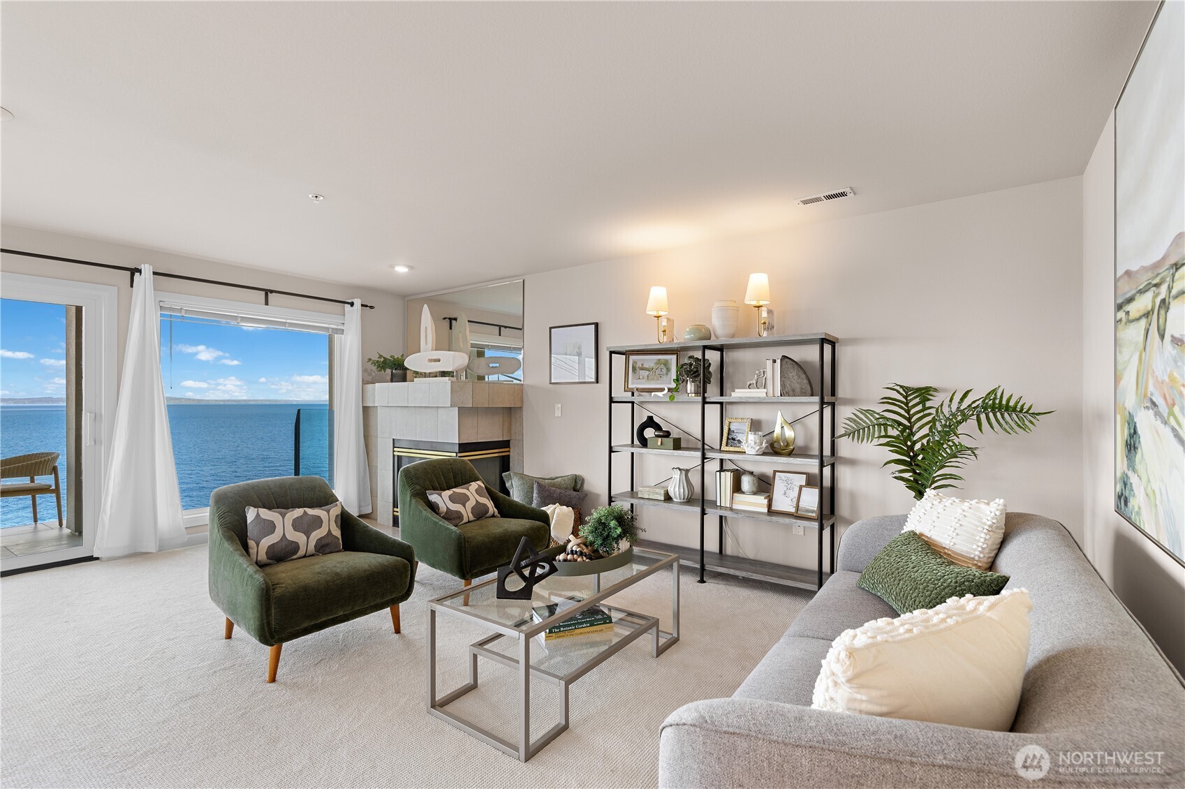 1300 Alki Avenue Southwest, Unit 200 Seattle, WA 98116 - Photo 2 of 32 a living room with furniture and white walls