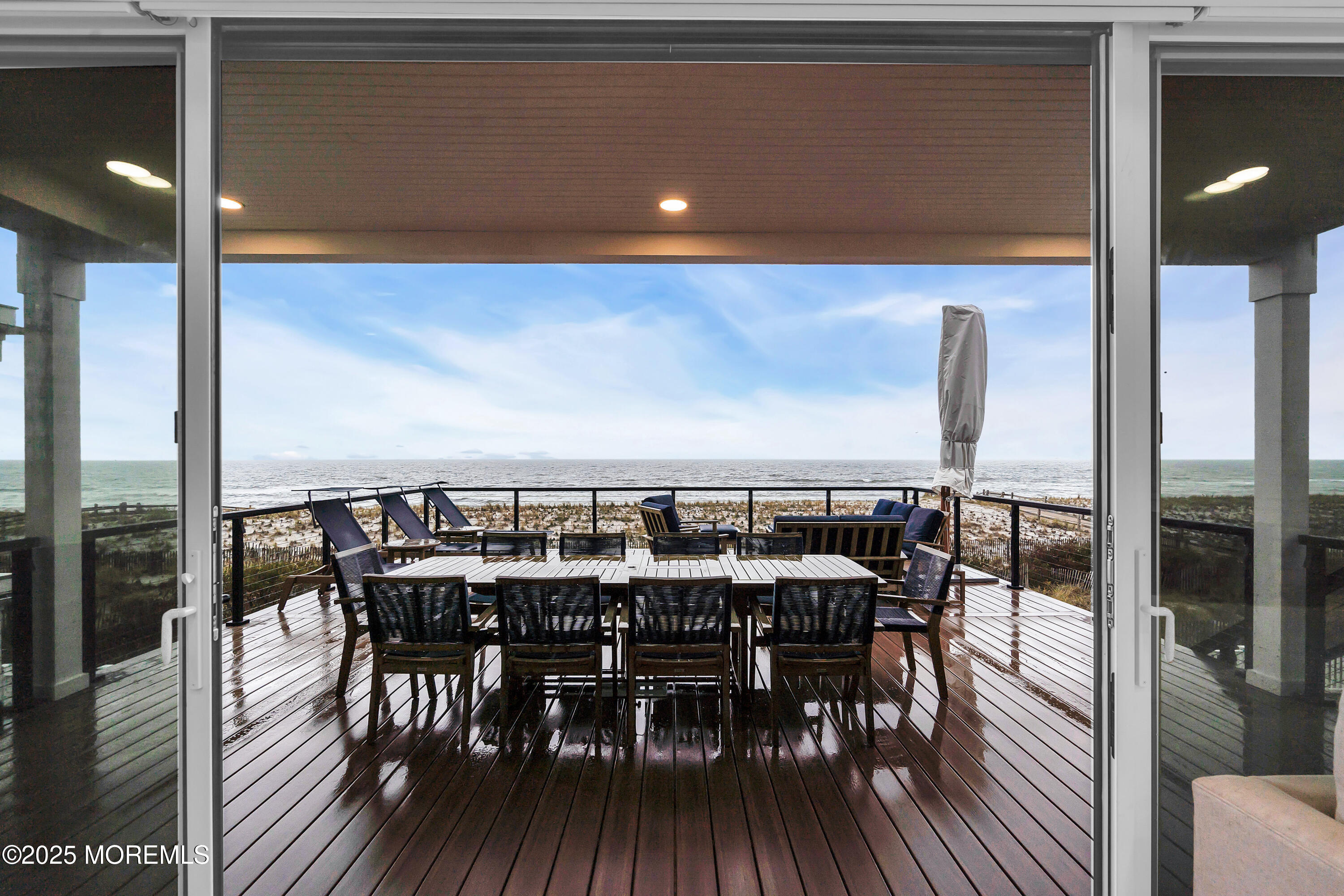 3580 Ocean Terrace Lavallette, NJ 08735 - Photo 15 of 51 a view of a dinning room with furniture and wooden floor