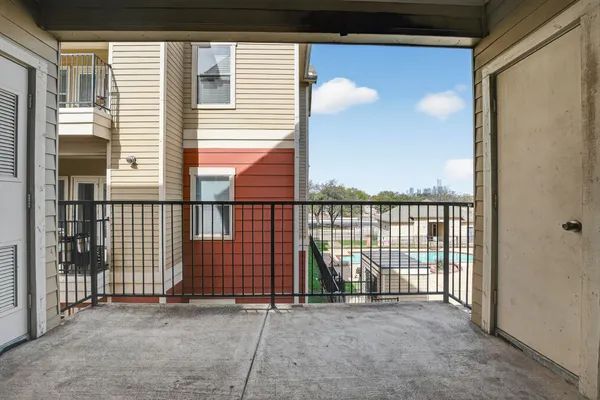 a view of a house with a street