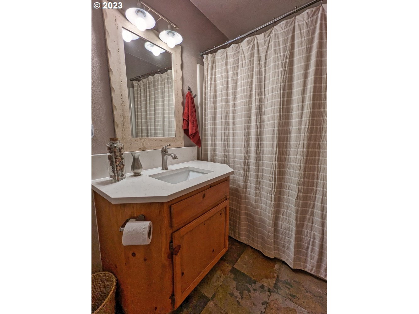 28513 Road 20 Rhododendron, OR 97049 - Photo 23 of 38 a utility room with a sink and a mirror