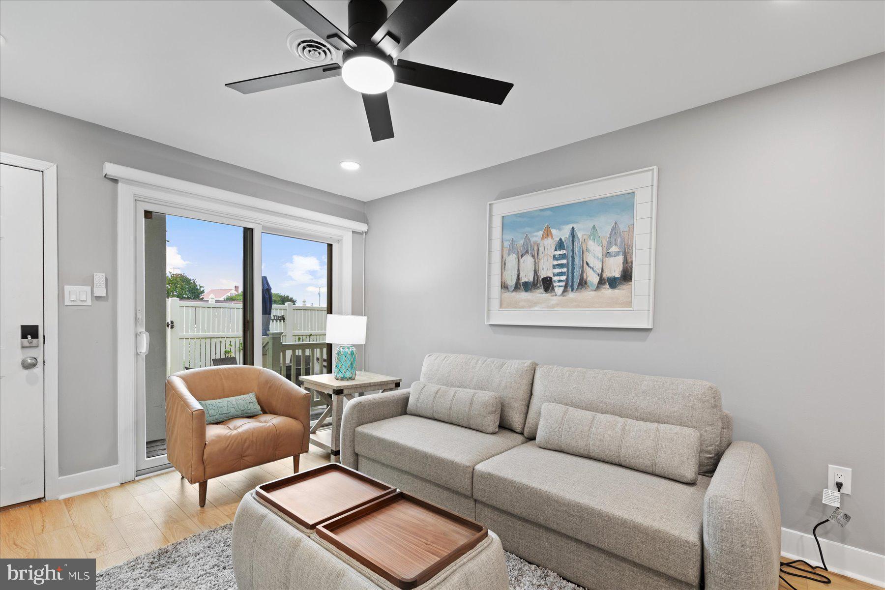 14409 Lighthouse Avenue, Unit 2 Ocean City, MD 21842 - Photo 20 of 39 a living room with furniture and a large window