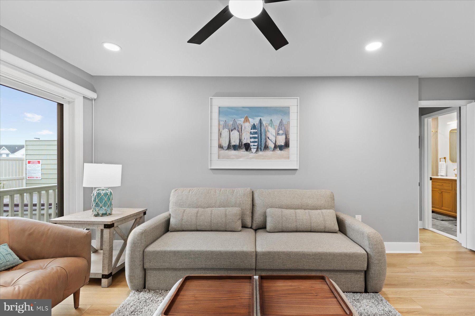 14409 Lighthouse Avenue, Unit 2 Ocean City, MD 21842 - Photo 22 of 39 a living room with furniture and a couch