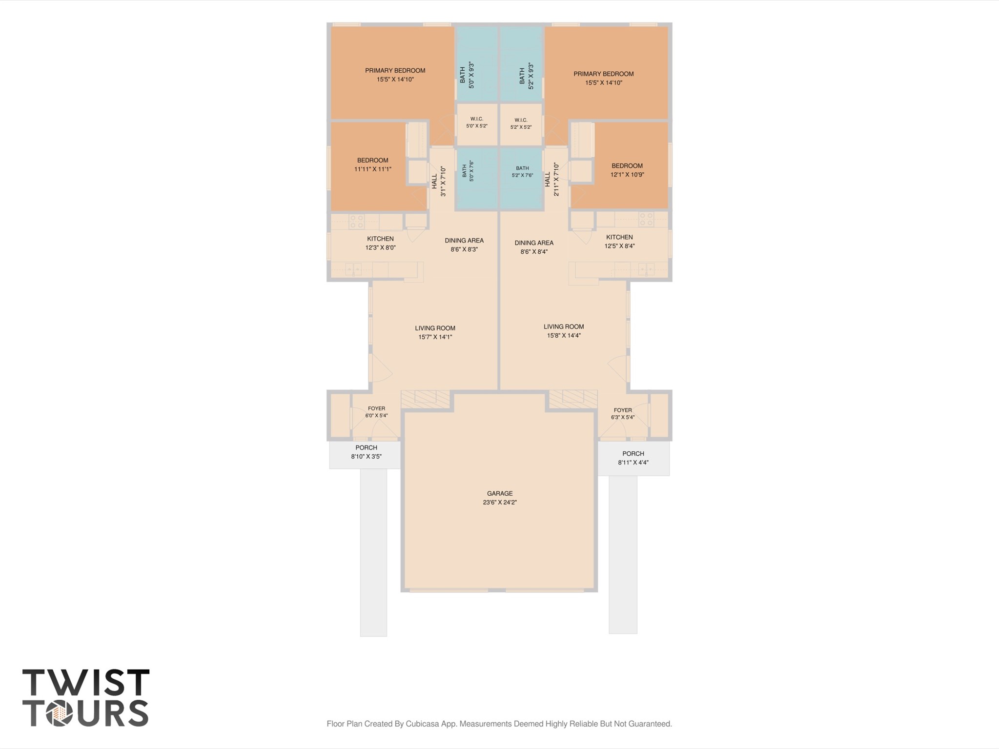 9906 Parliament House Road Austin, TX 78729 - Photo 33 of 33 An organized floor plan outlines the spatial arrangement and flow of the home.