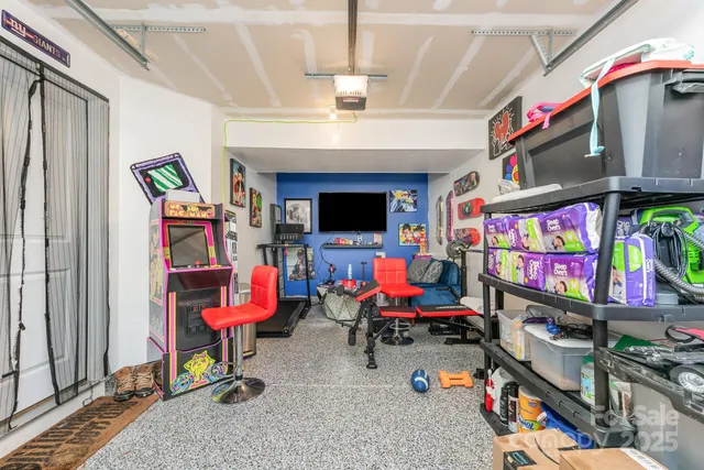 a room with toys and flat screen tv