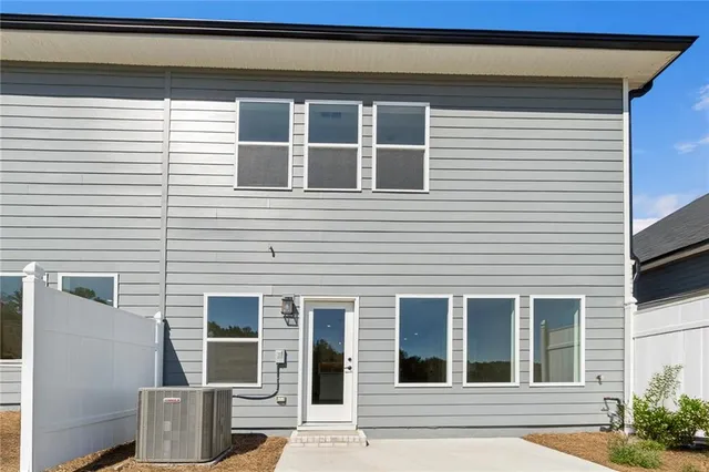 a view of a house with windows