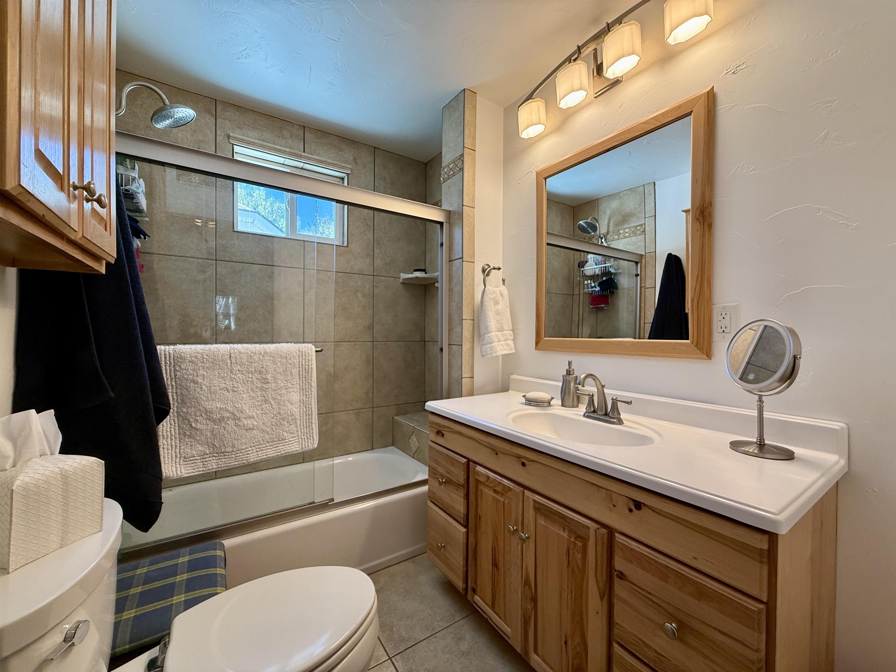 435 West 4th Street Palisade, CO 81526 - Photo 17 of 28 a bathroom with a sink a toilet and shower