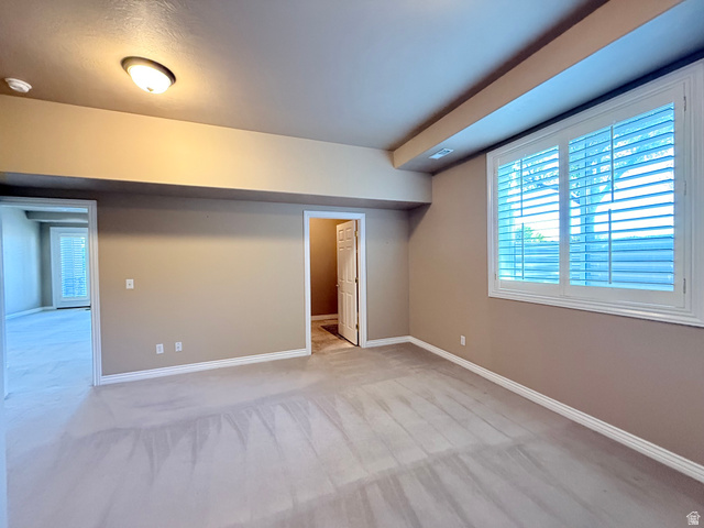 1562 Fairway Ridge Road Draper, UT 84020 - Photo 46 of 60 Neutral-toned wall paint and light-colored carpet flooring define this interior space