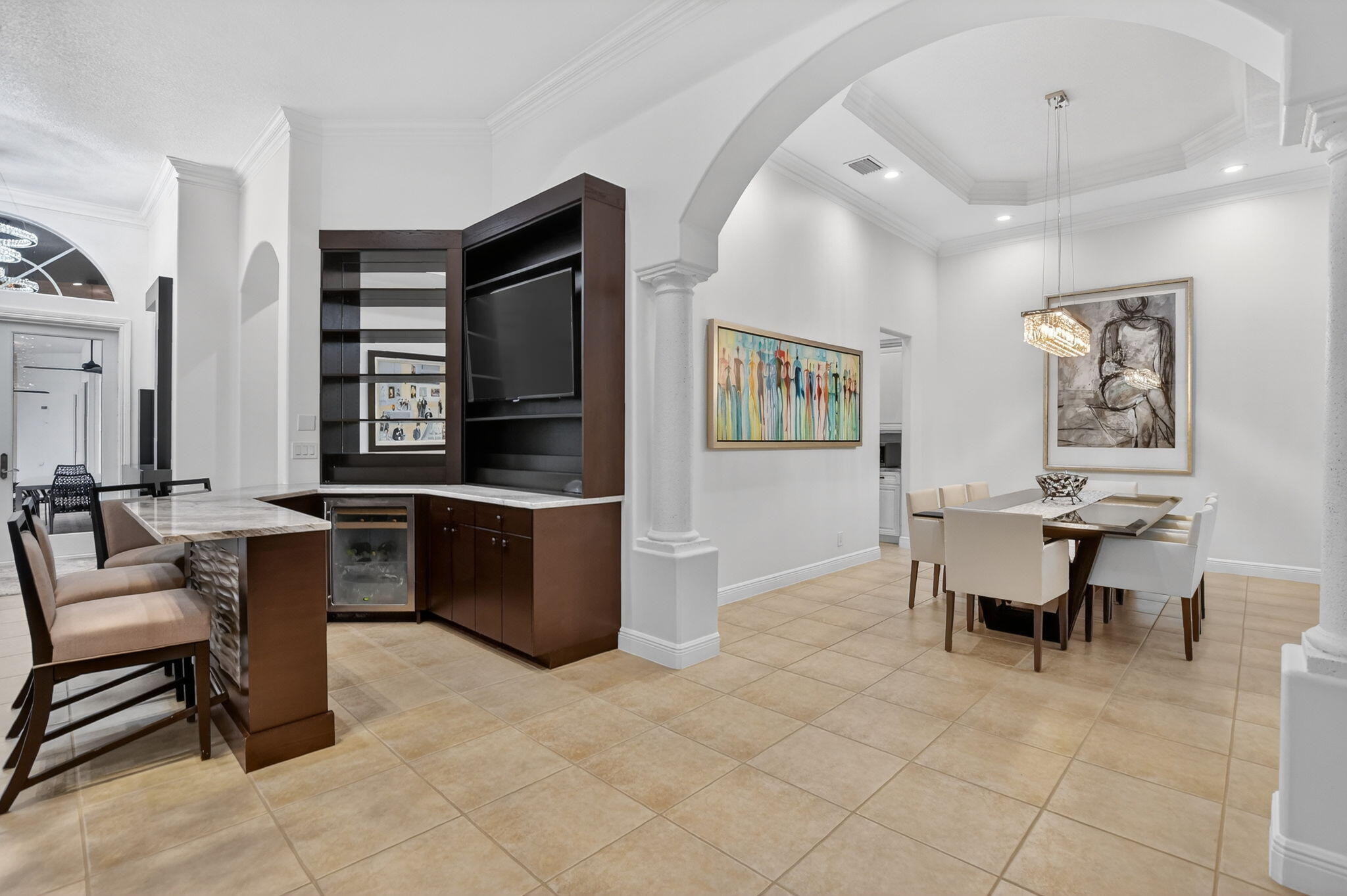 8030 Laurel Ridge Court Delray Beach, FL 33446 - Photo 14 of 87 Wet-Bar/Dining