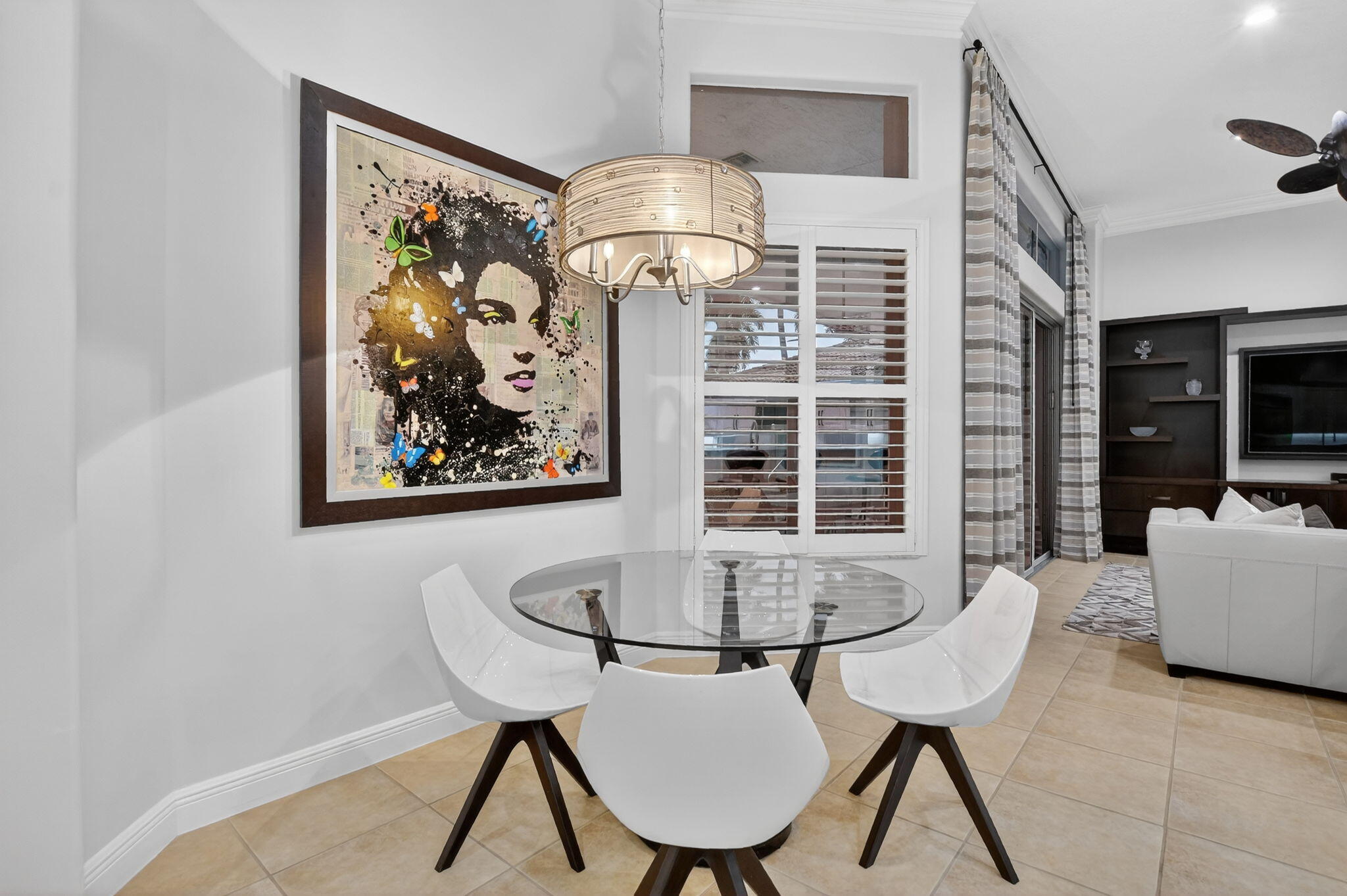 8030 Laurel Ridge Court Delray Beach, FL 33446 - Photo 29 of 87 a view of a dining room with furniture window and outside view