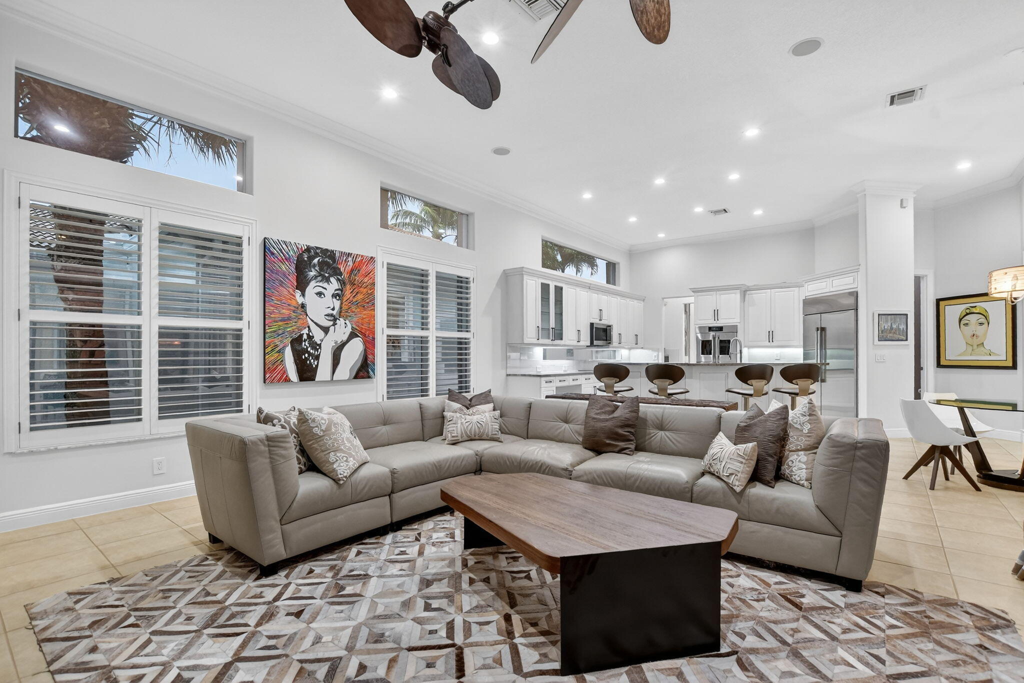 8030 Laurel Ridge Court Delray Beach, FL 33446 - Photo 33 of 87 a living room with furniture and a large window