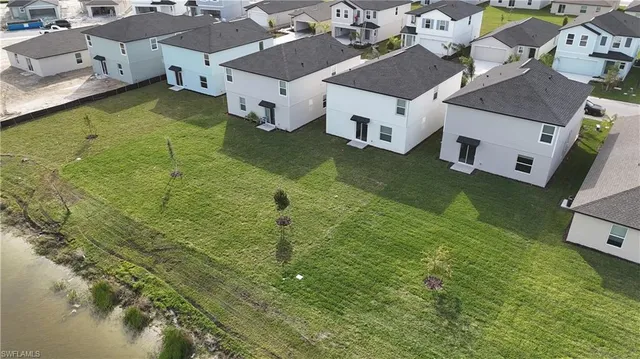 a view of a park with a slide