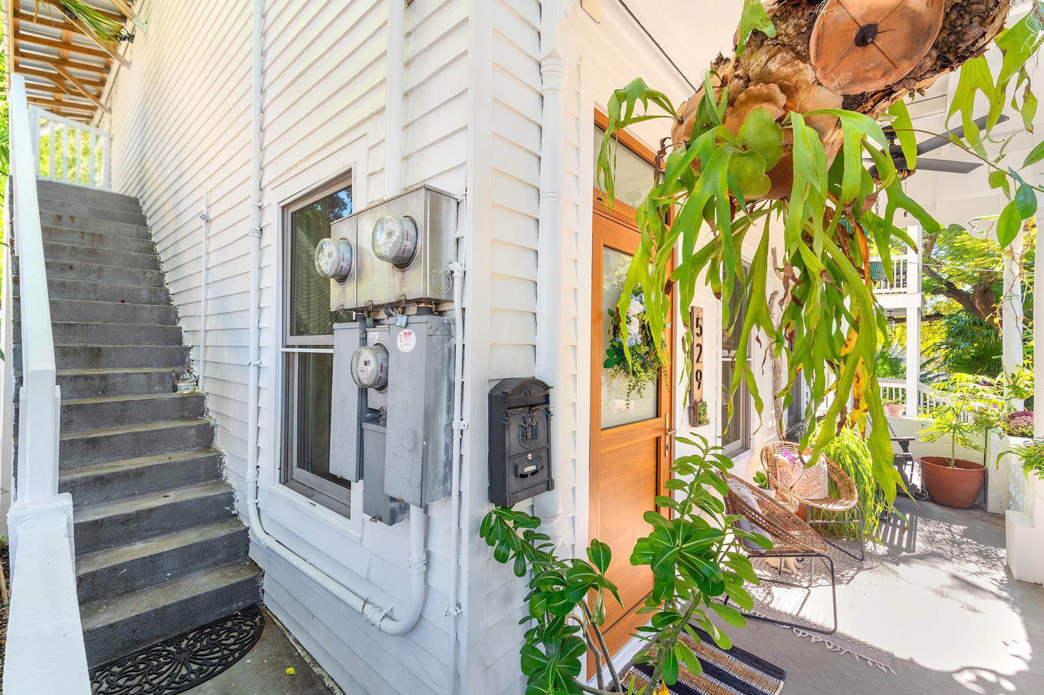 529 Simonton Street Key West, FL 33040 - Photo 55 of 81 Private stairs to duplex