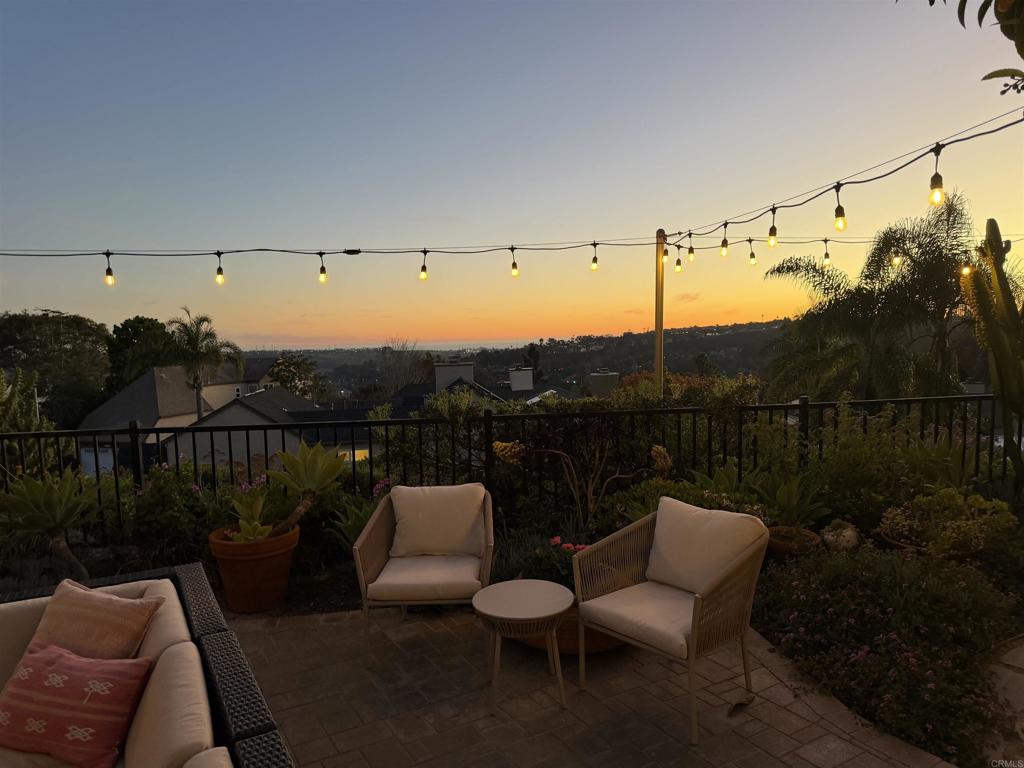 a view of a couches in the roof deck