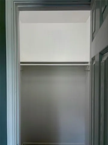 a close view of closet