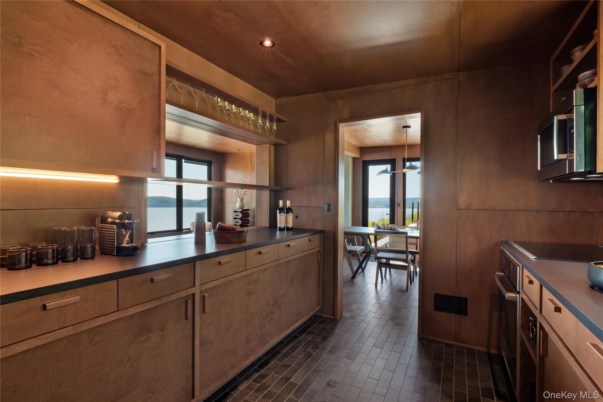 15 Finney Farm Road Croton-on-Hudson, NY 10520 - Photo 11 of 32 Main House - Kitchen with views of the Hudson River