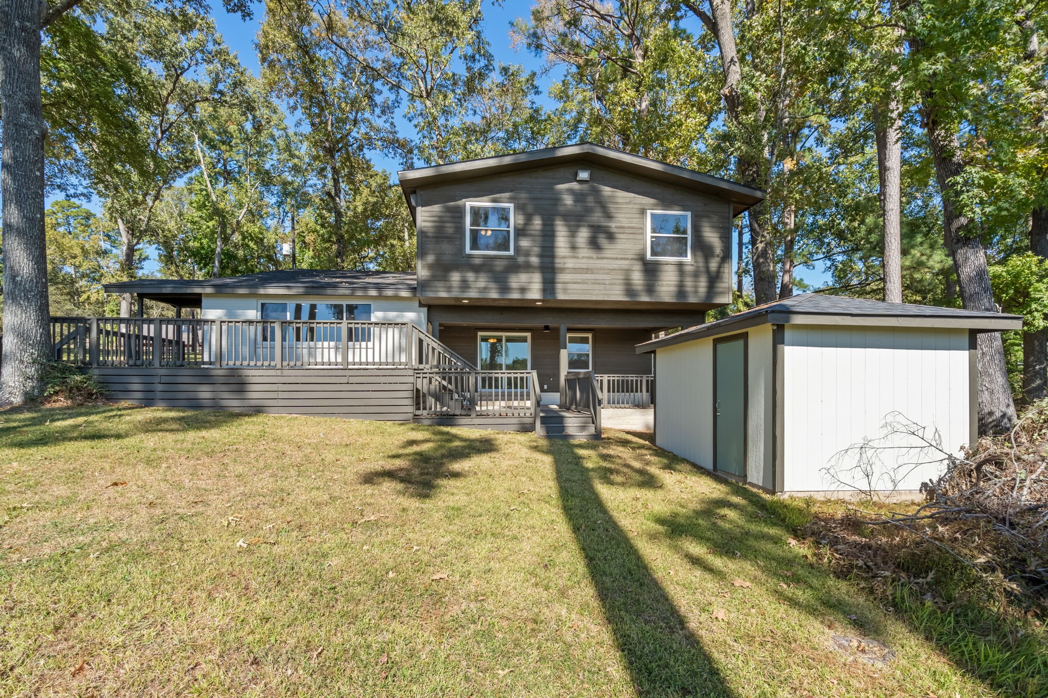 284 Hackberry Street Trinity, TX 75862 - Photo 31 of 42 This property features a locking exterior storage building.