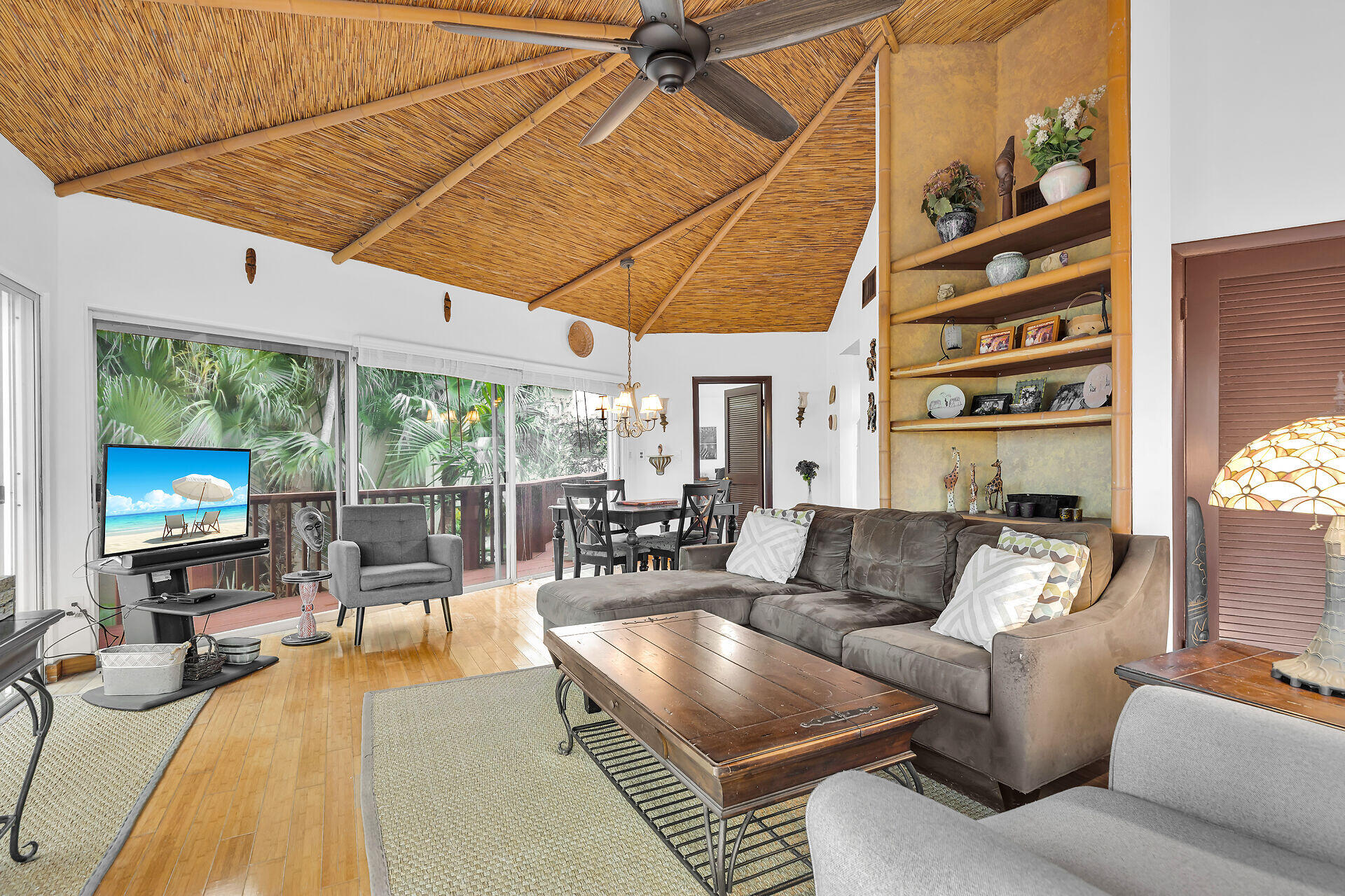 42 Treasure Road Marathon, FL 33050 - Photo 18 of 70 a living room with furniture and a flat screen tv