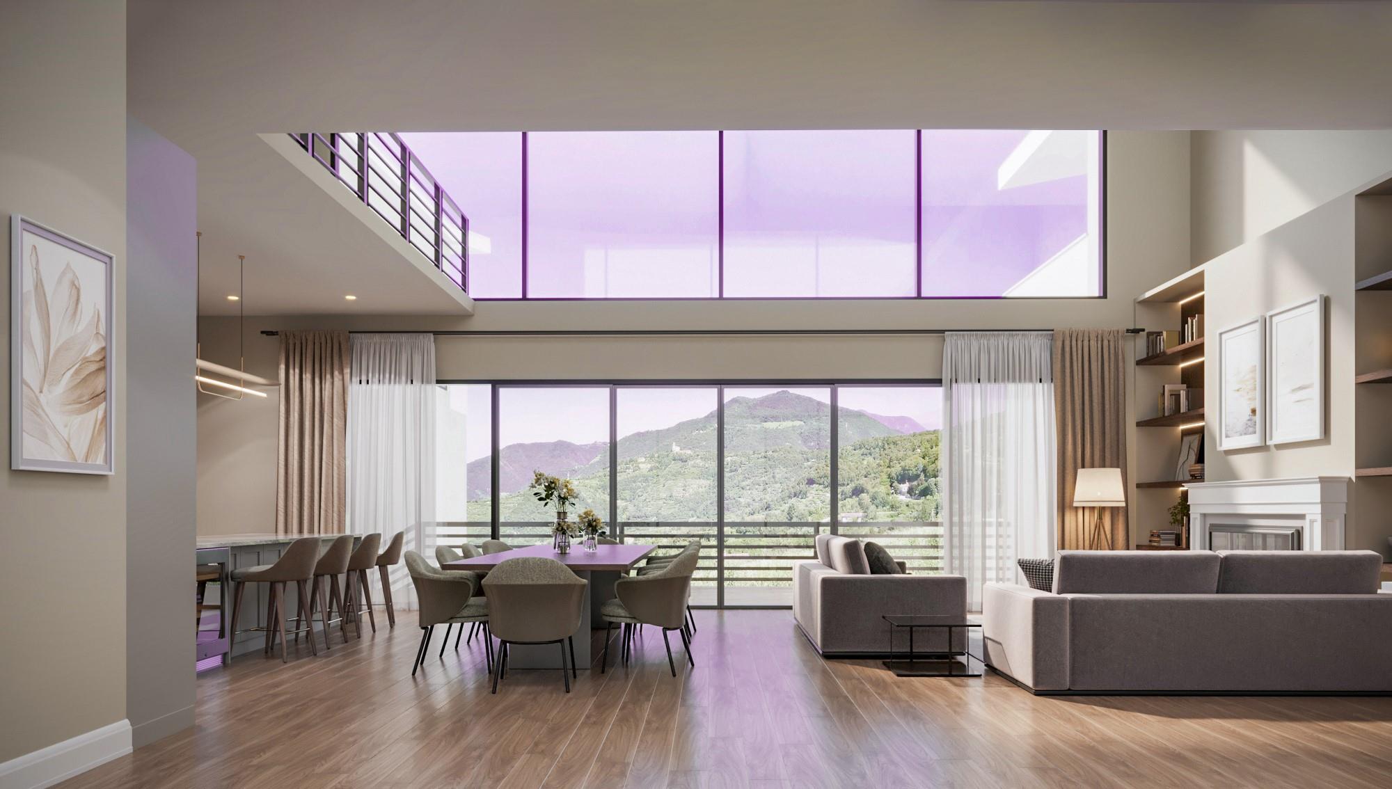 428 Harbor Road Cold Spring Harbor, NY 11724 - Photo 2 of 5 a living room with furniture and large windows