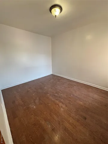 an empty room with a space