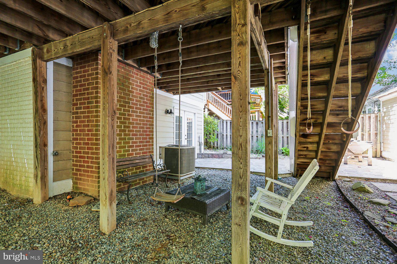 465 Tschiffely Square Road Gaithersburg, MD 20878 - Photo 54 of 74 Shaded retreat beneath the deck