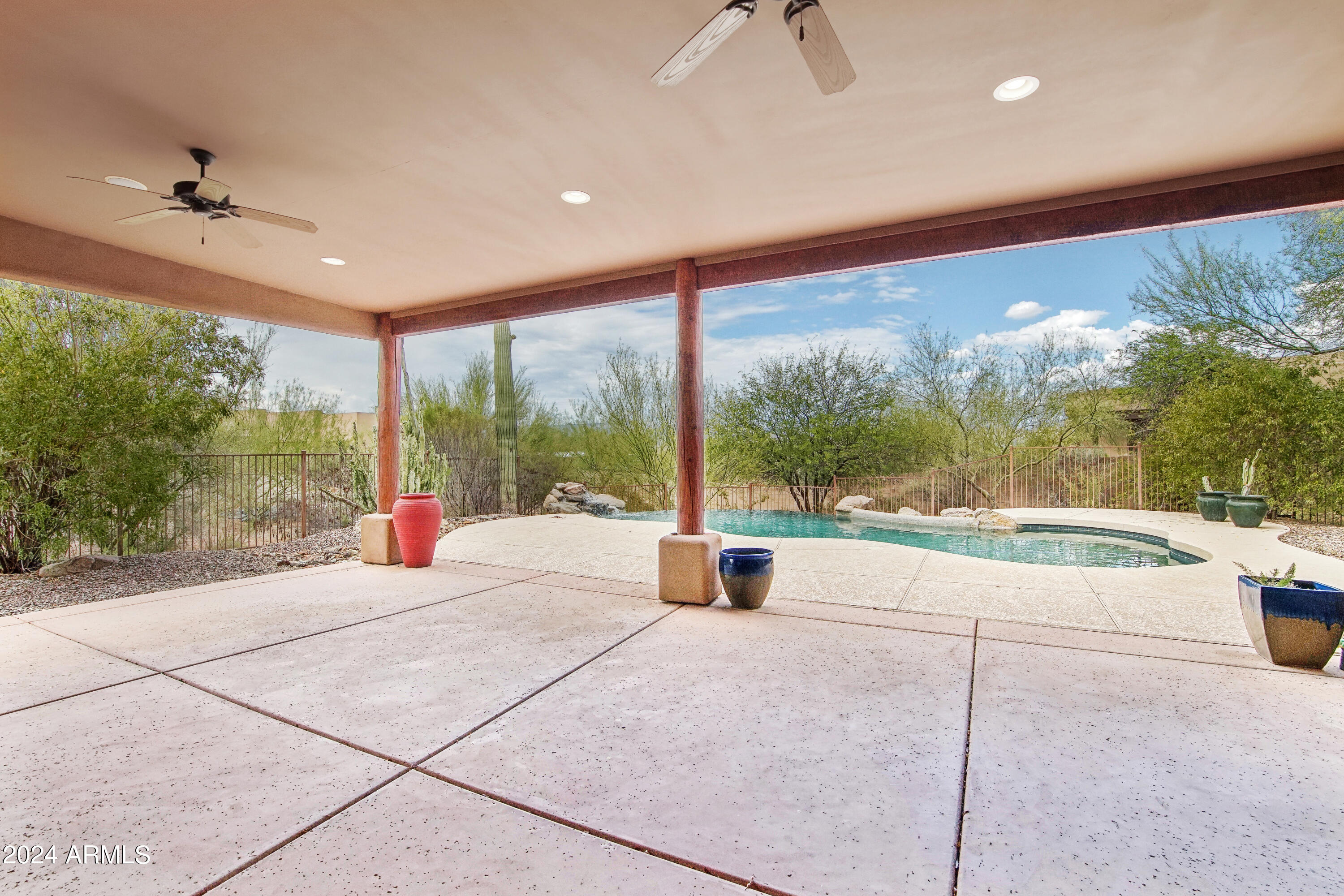 120 West Rock View Road Phoenix, AZ 85085 - Photo 23 of 27 Large Covered Patio