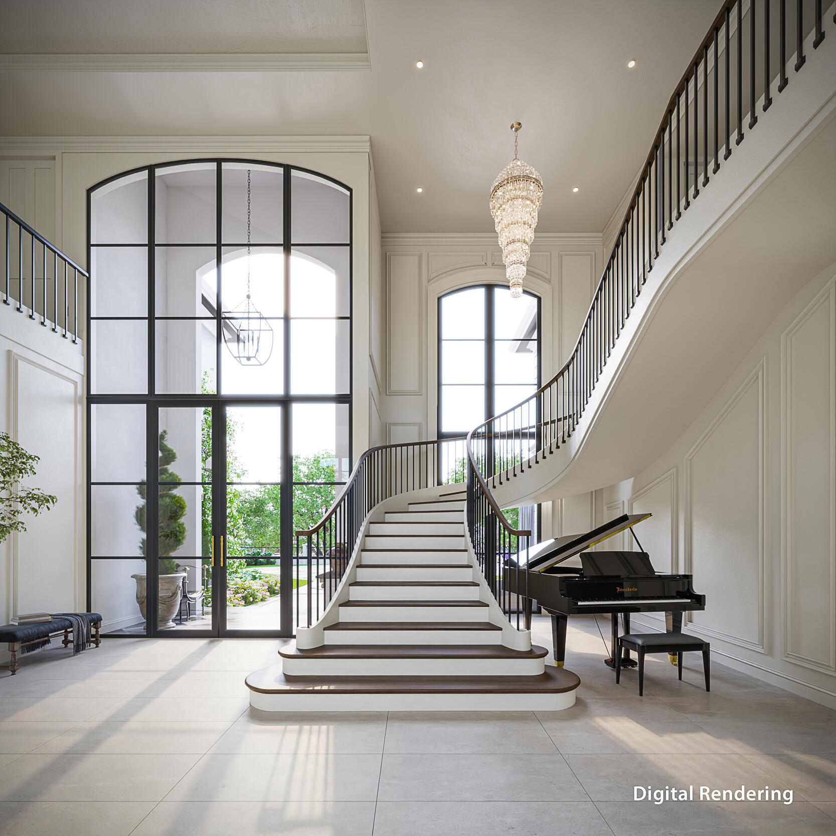 369 Eagle Drive Jupiter, FL 33477 - Photo 4 of 33 Entry/Stairs Rendering