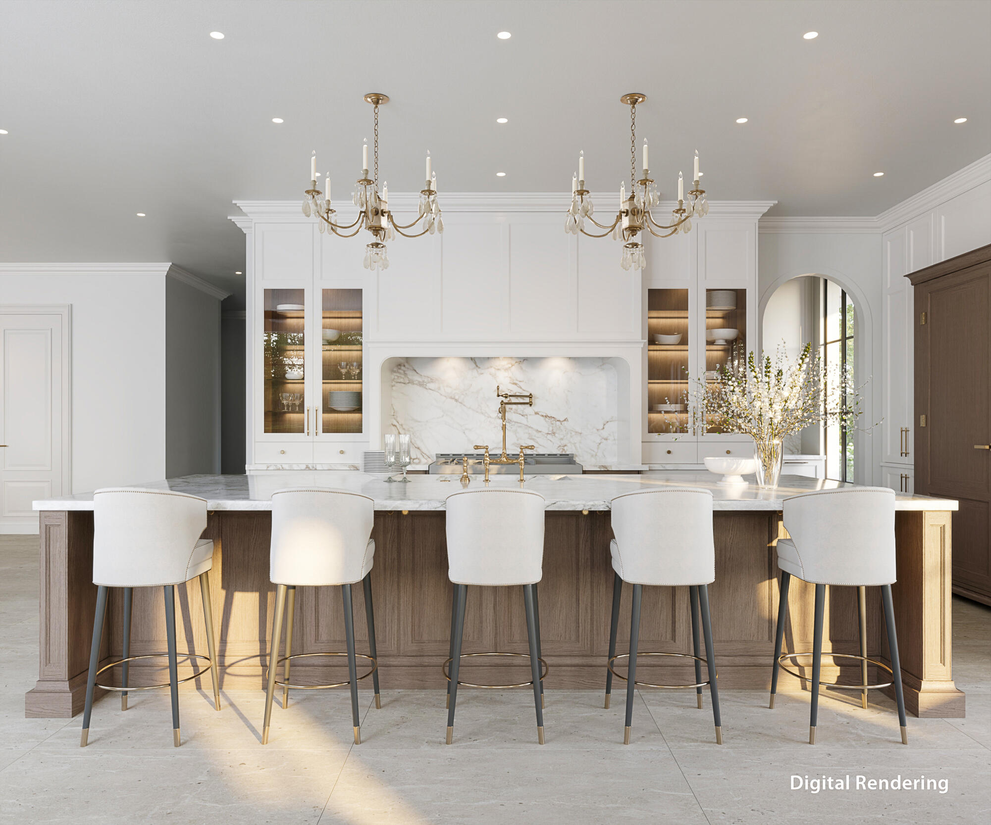 369 Eagle Drive Jupiter, FL 33477 - Photo 7 of 33 Kitchen Rendering
