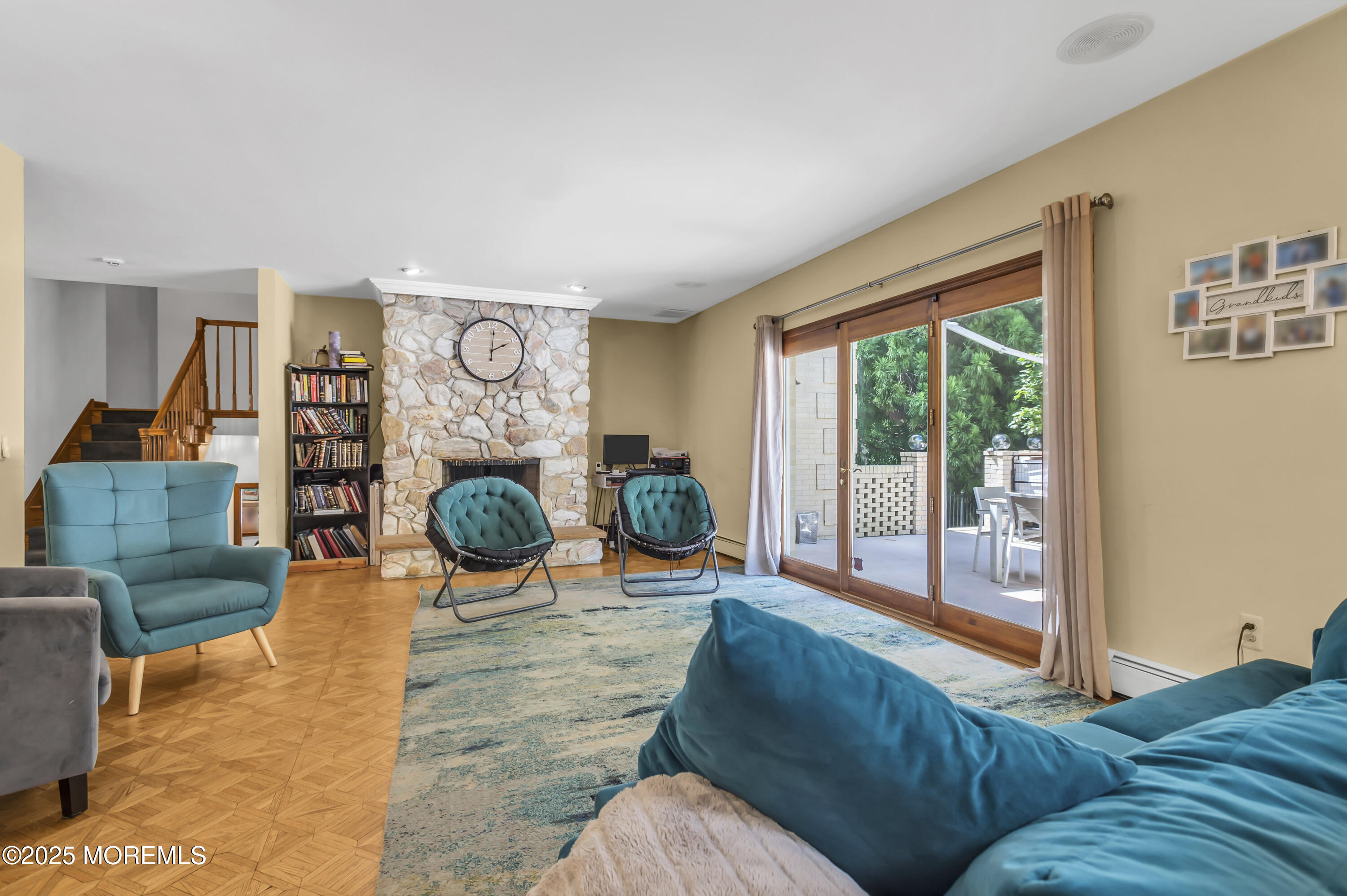 1350 Church Road Toms River, NJ 08755 - Photo 13 of 52 a living room with couch and a floor to ceiling window