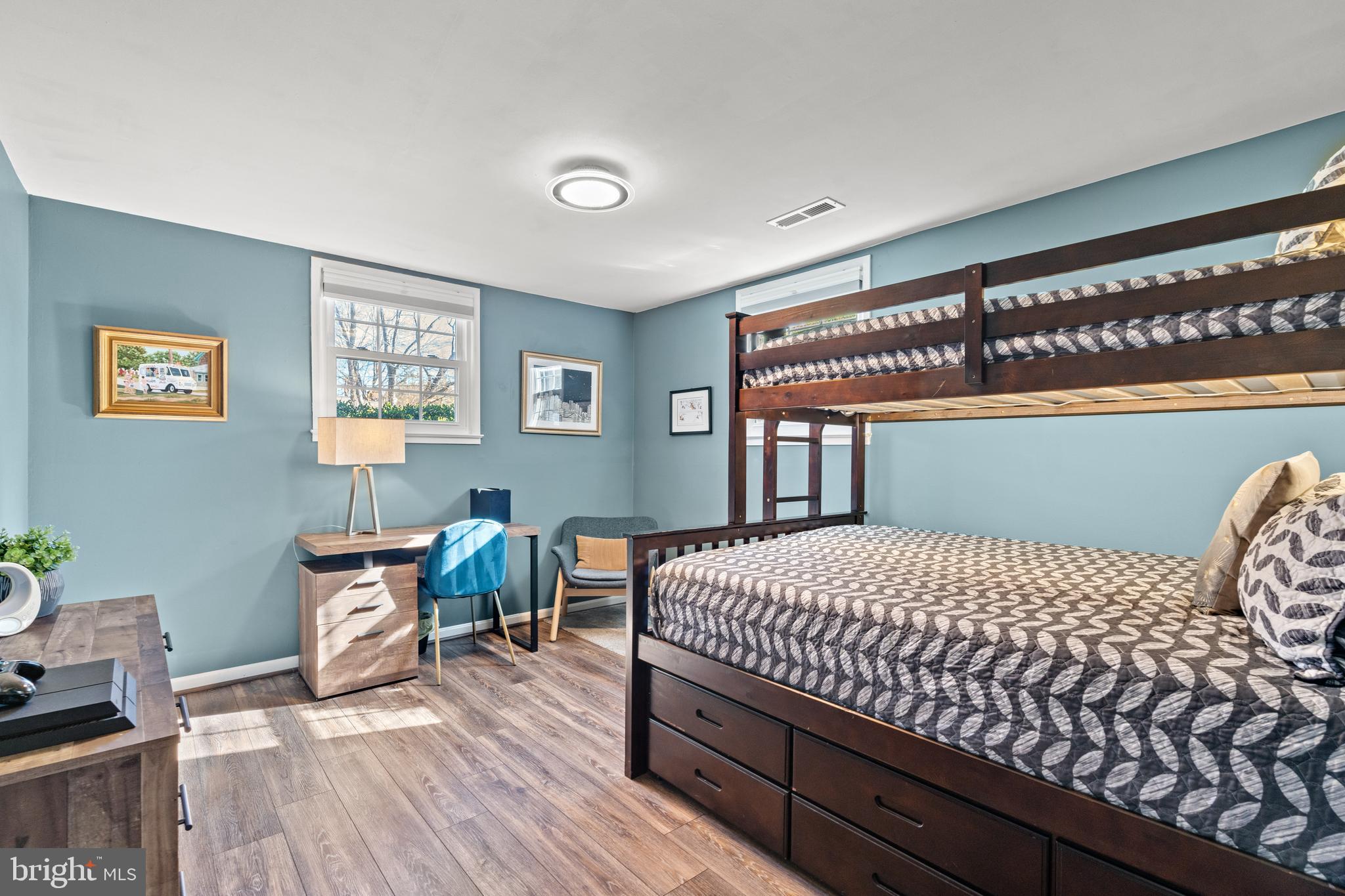 2411 Culpeper Road Alexandria, VA 22308 - Photo 26 of 36 Bedroom painted and new lighting in 2022.