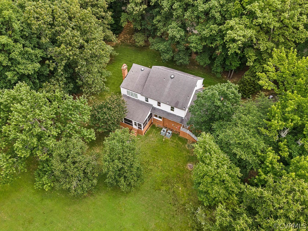 13661 Kingsmill Road Midlothian, VA 23113 - Photo 45 of 50 an aerial view of a house with a yard