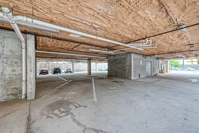 a view of a car parking garage