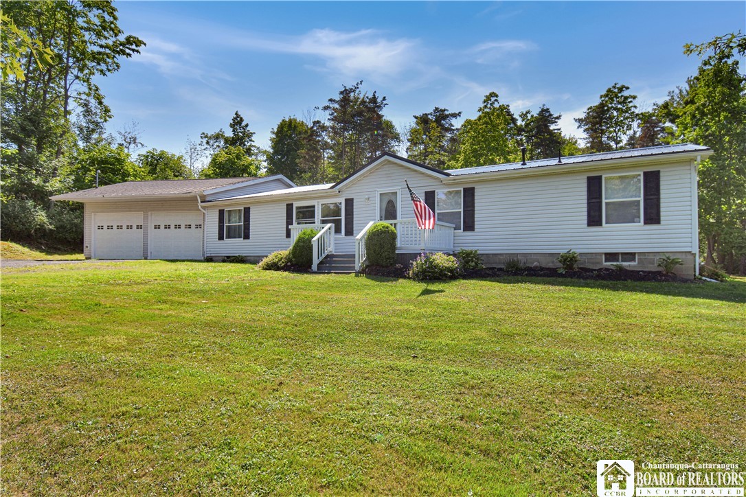 8401 Rte 380 Brocton, NY 14716 - Photo 1 of 1 Ranch style home with attached 2 car heated garage