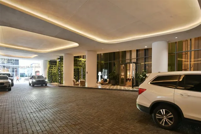 a view of car garage