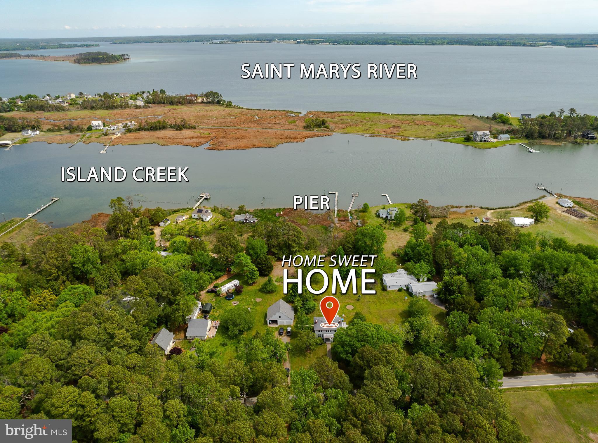 16146 Thomas Road Piney Point, MD 20674 - Photo 45 of 57 a view of a field with an ocean view