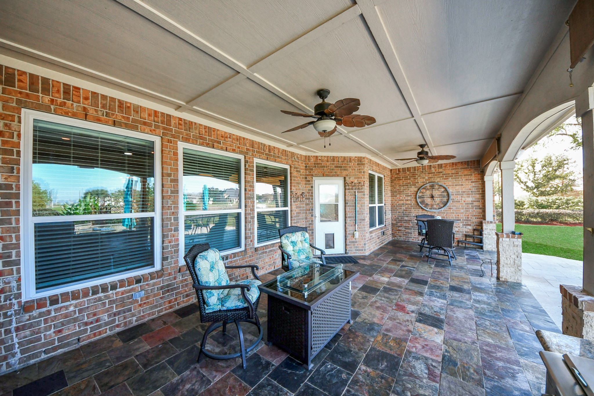 3511 River Bend Drive Rosenberg, TX 77471 - Photo 33 of 50 Spacious covered patio perfect for outdoor relaxation and entertaining.
