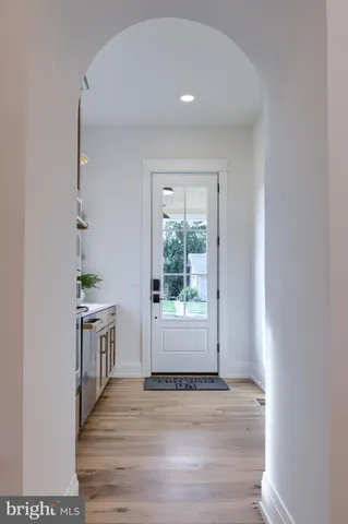 a view of a dining room and livingroom view
