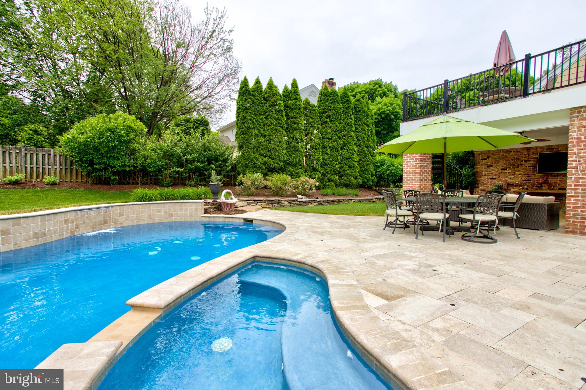 1626 Meadowlark Road Wyomissing, PA 19610 - Photo 17 of 123 Waterfall feature, pool, hot tub