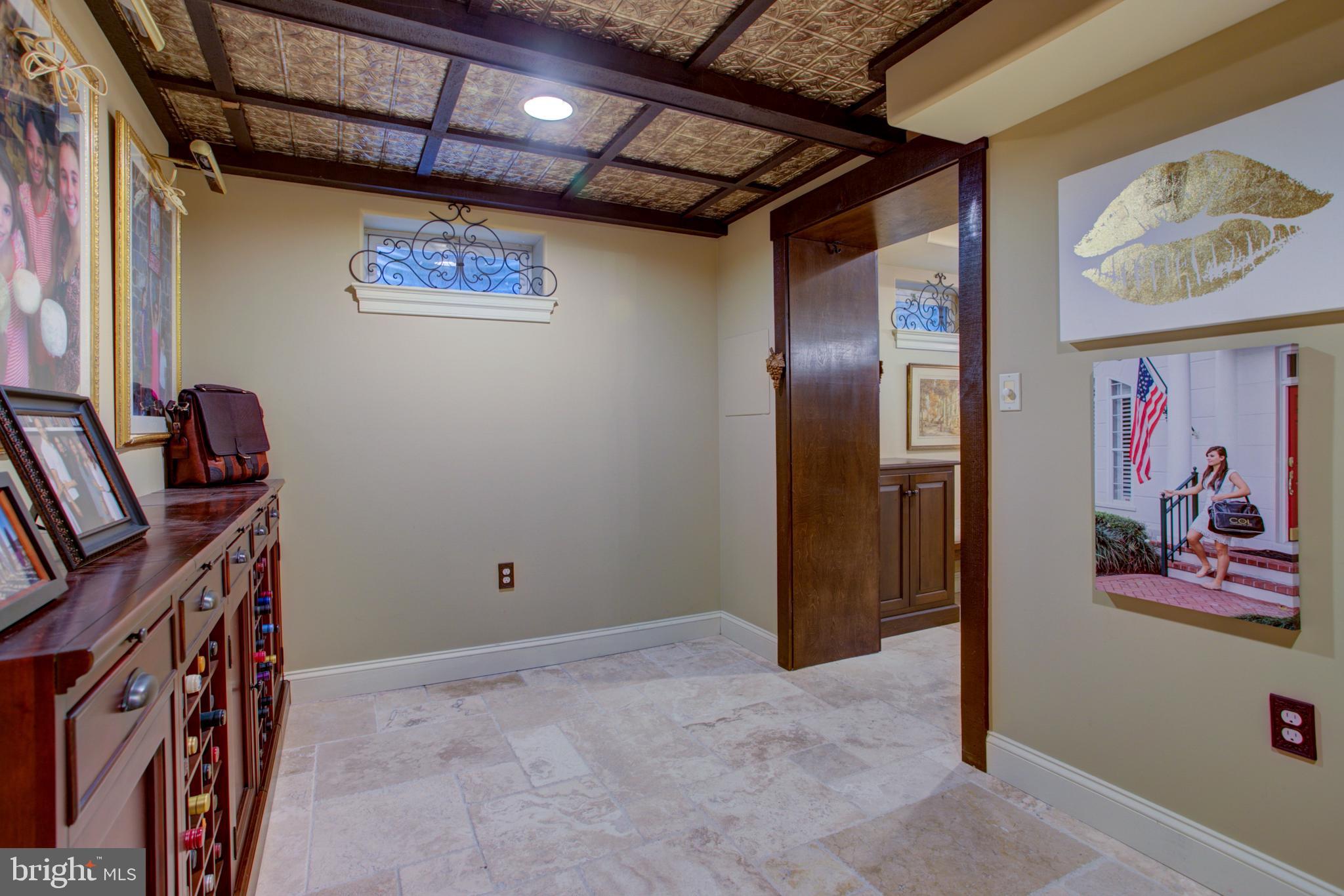 1626 Meadowlark Road Wyomissing, PA 19610 - Photo 38 of 123 Entry area in basement, tin ceiling tiles