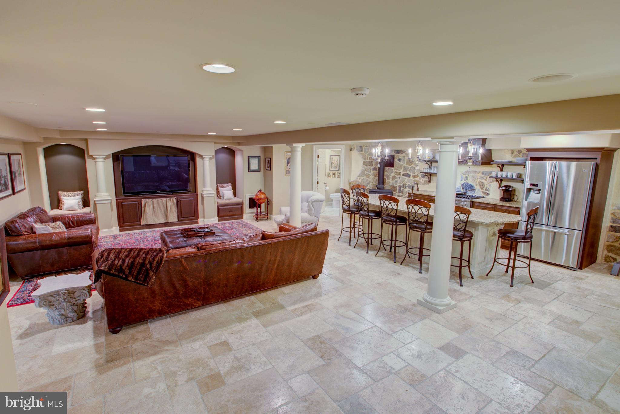 1626 Meadowlark Road Wyomissing, PA 19610 - Photo 39 of 123 Basement w/ TV, Speakers, Full Kitchen, Full Bath