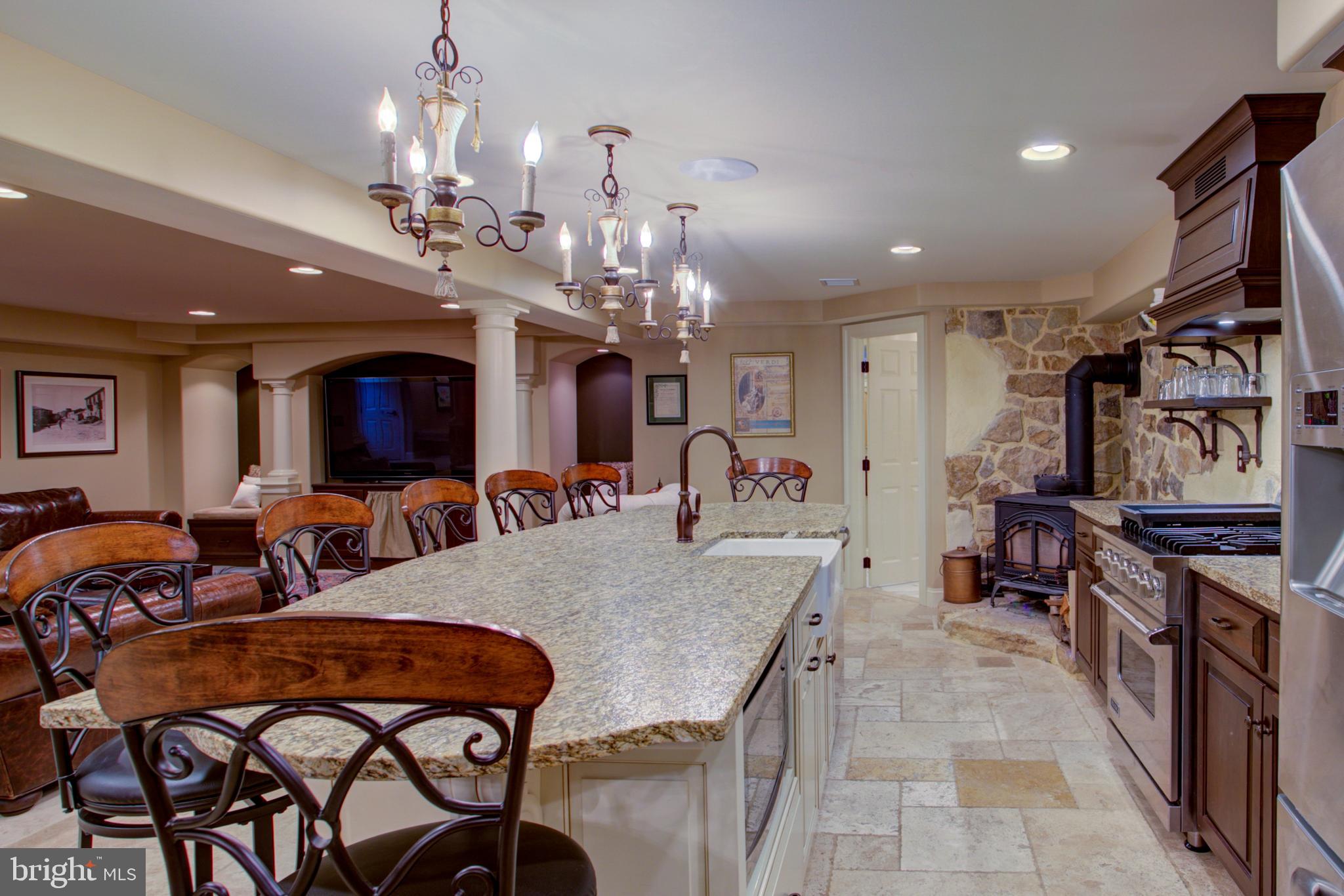 1626 Meadowlark Road Wyomissing, PA 19610 - Photo 45 of 123 Leather finished granite island in basement