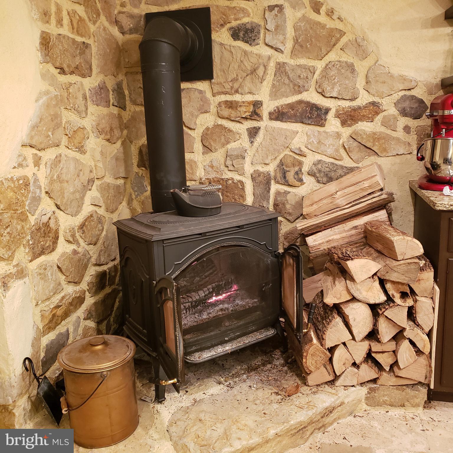 1626 Meadowlark Road Wyomissing, PA 19610 - Photo 47 of 123 Woodburning stove adds ambiance in basement