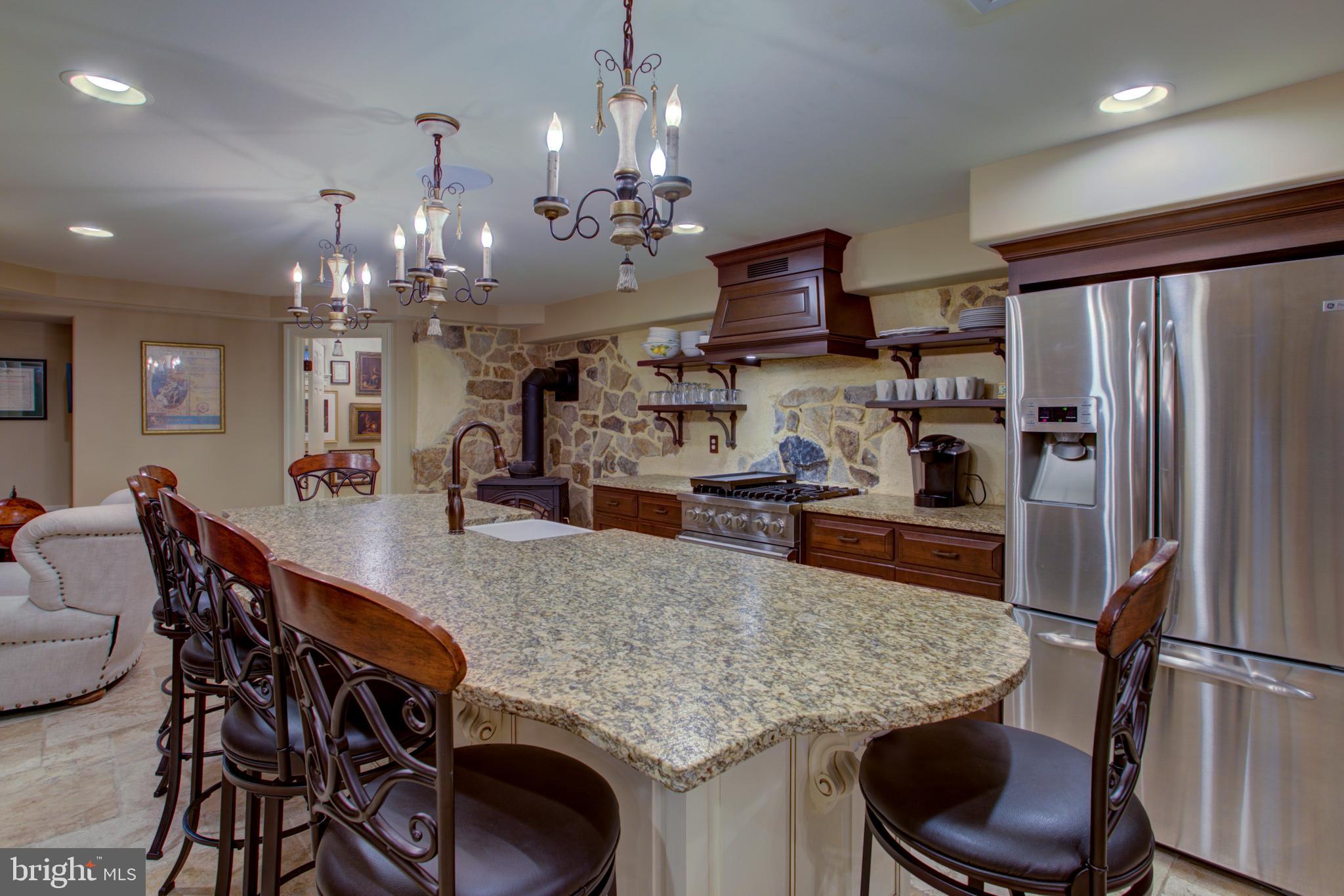 1626 Meadowlark Road Wyomissing, PA 19610 - Photo 52 of 123 Leather finished granite basement kitchen island