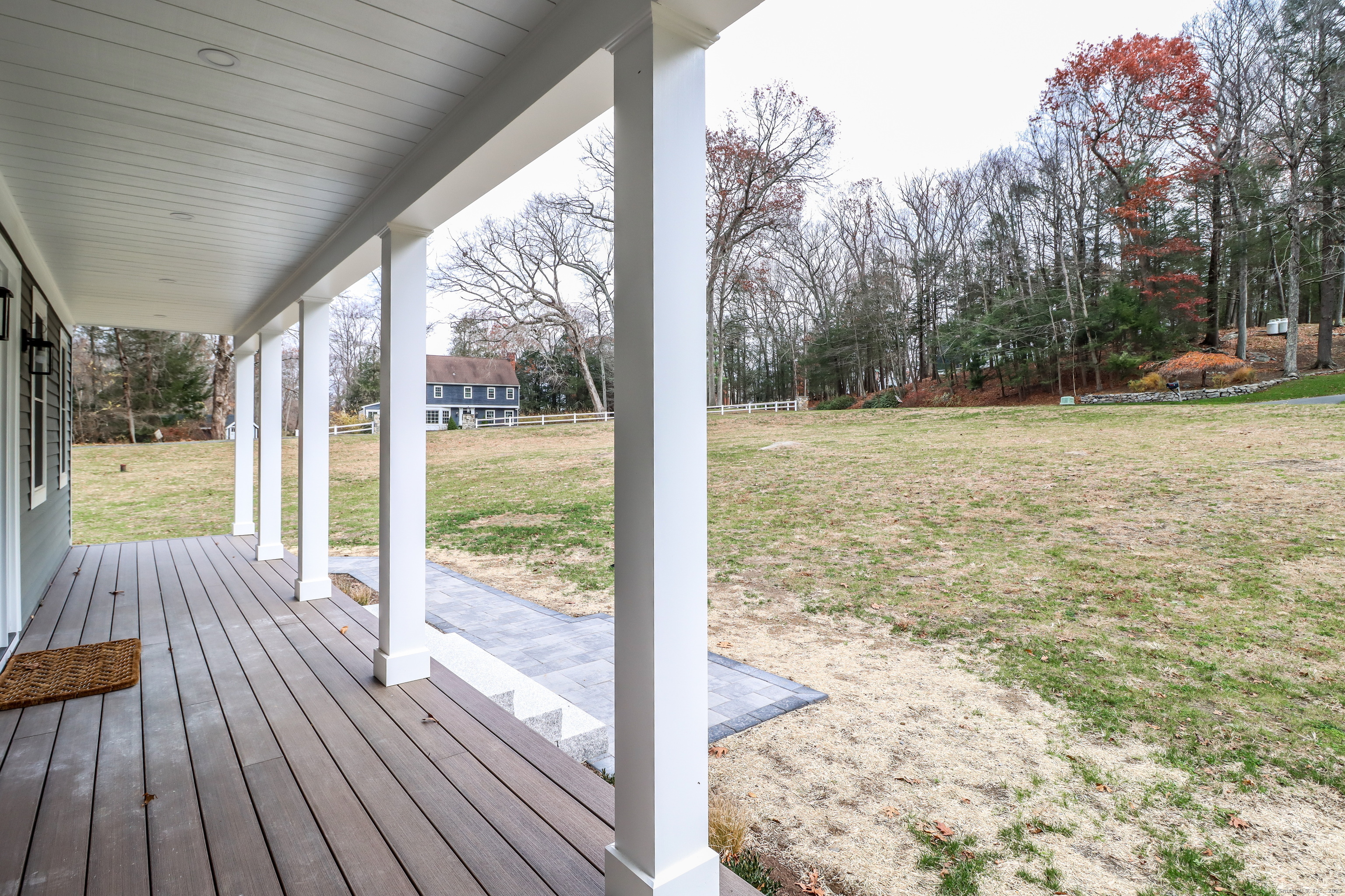 5 Antler Pine Road Newtown, CT 06482 - Photo 3 of 38 a view of backyard from balcony